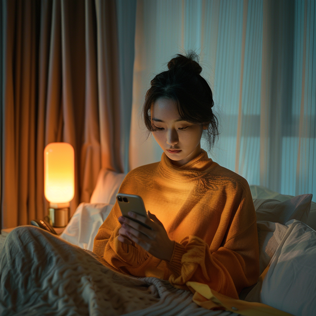 How to Minimise Blue Light's Disruption and Embrace Deeper Sleep